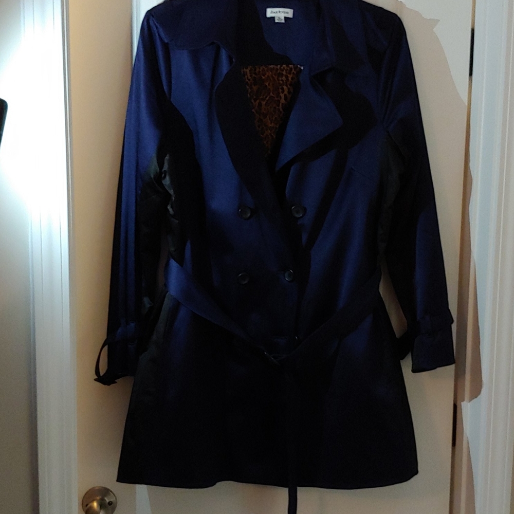 Joan Rivers Cobalt Blue Overcoat - Gorgeous!